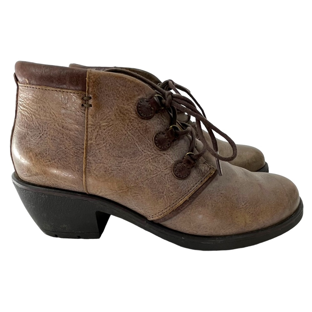 Anthropologie Leather Booties By Bussola